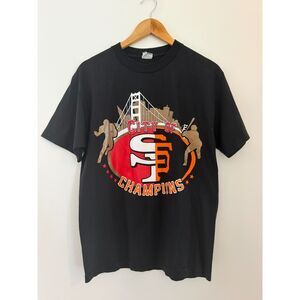 San Francisco 49er's / Giants City of Champions Black T-shirt